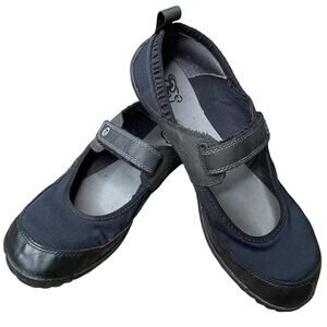 Merrill Barefoot Mary Jane Women Sz 8.5 Black Pure Glove Vibram Sole Comfort